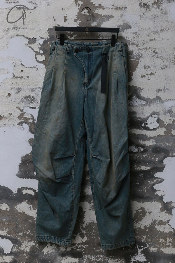 DEVOA 24 autumn and winter loose denim trousers DVA-PTE-SECK-INDIGO PTE-SECK